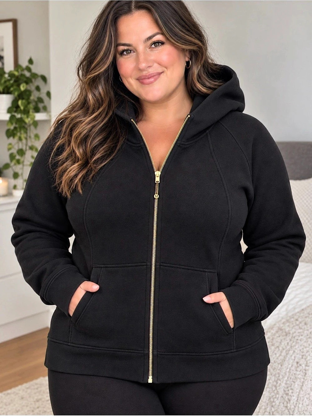 Lululemon Scuba Full-Zip Scuba Hoodie Black Size 18 Current Stock